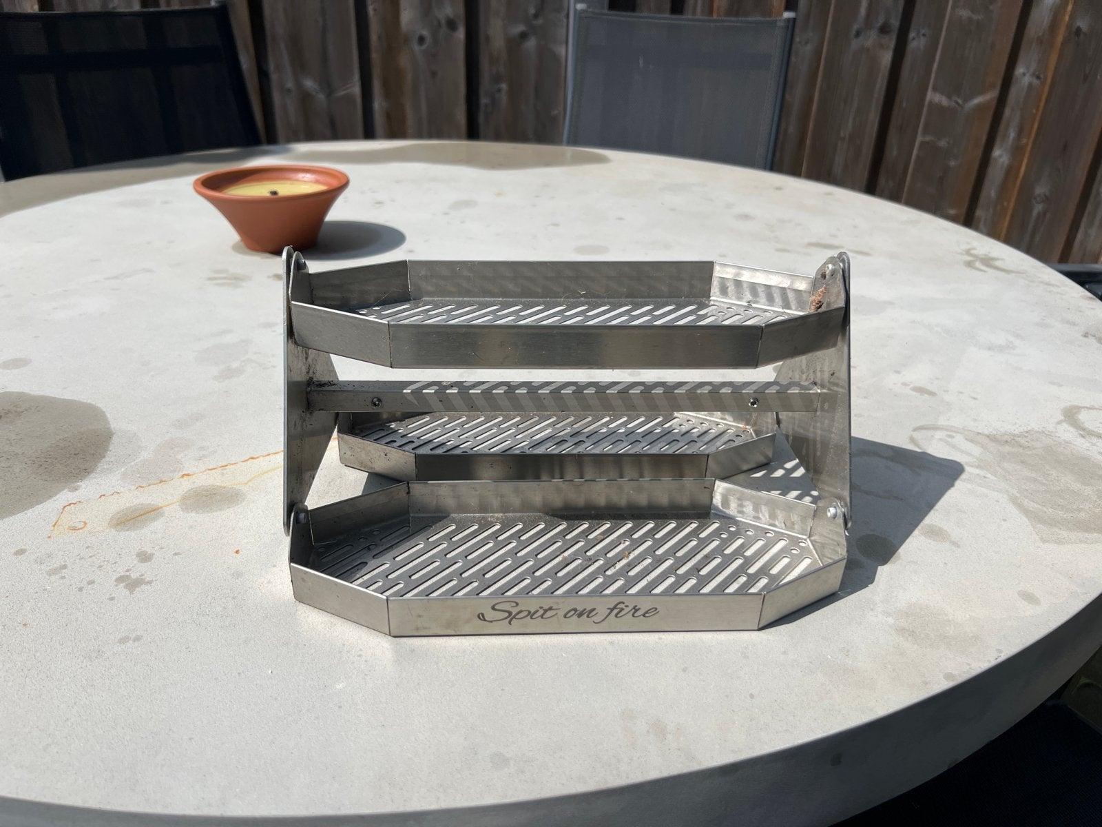 Spit on Fire RVS Carousel Spit voor BBQ/Grill, Ophalen of Verzenden, Gebruikt