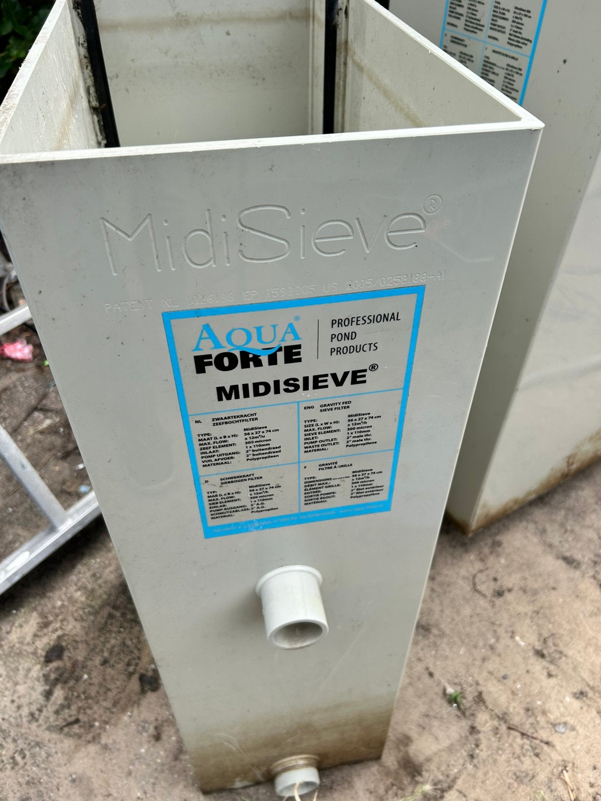 Aquaforte midi sieve zgan, Ophalen of Verzenden, Zo goed als nieuw, Vijverfilter