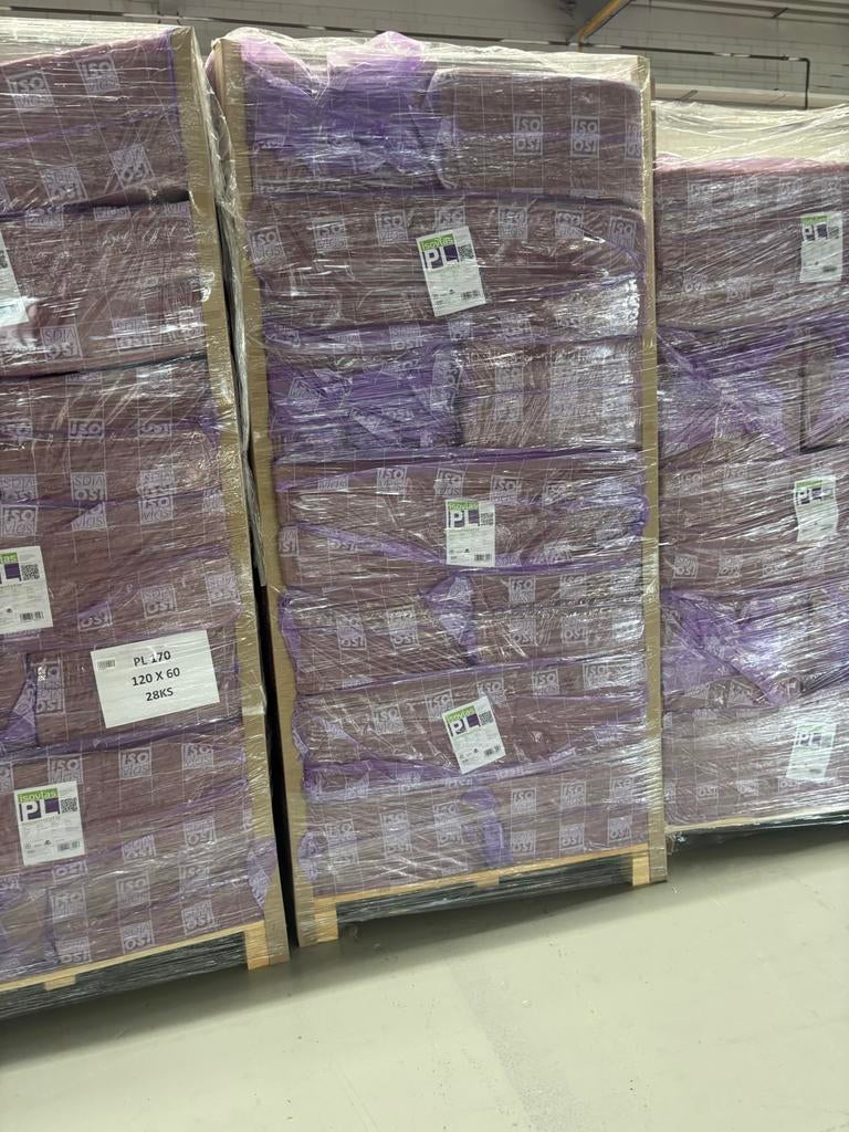 Isovlas PL Bouwisolatie 140mm, Doe-het-zelf en Verbouw, Isolatie en Afdichting, Minder dan 4 cm, Overige materialen, Nieuw, Muurisolatie