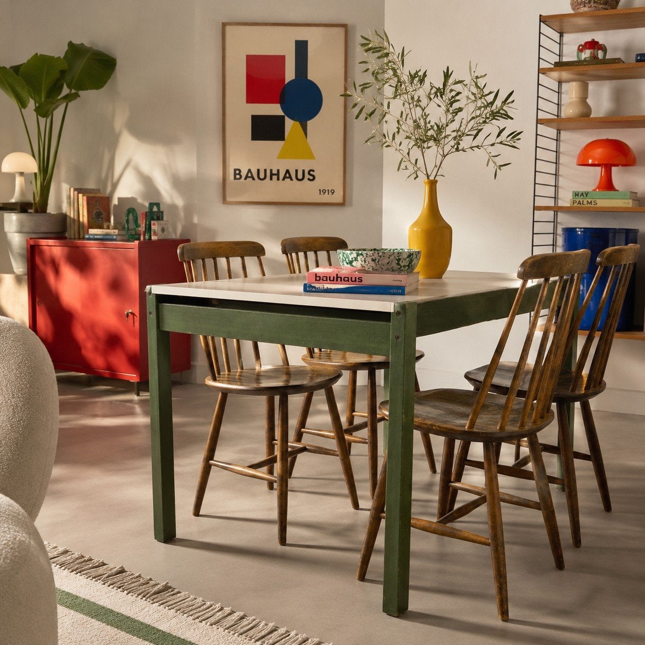 Vintage Pastoe Nesto Zweden eettafel met stoelen, jaren'70., Huis en Inrichting, Tafels | Eettafels, Gebruikt, Vintage retro pastoe