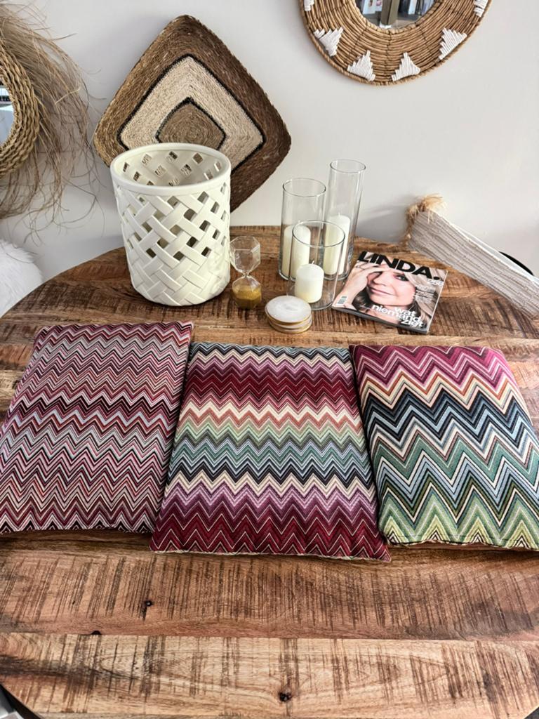 Missoni kussens 3x, Ophalen of Verzenden, Zo goed als nieuw, Vierkant