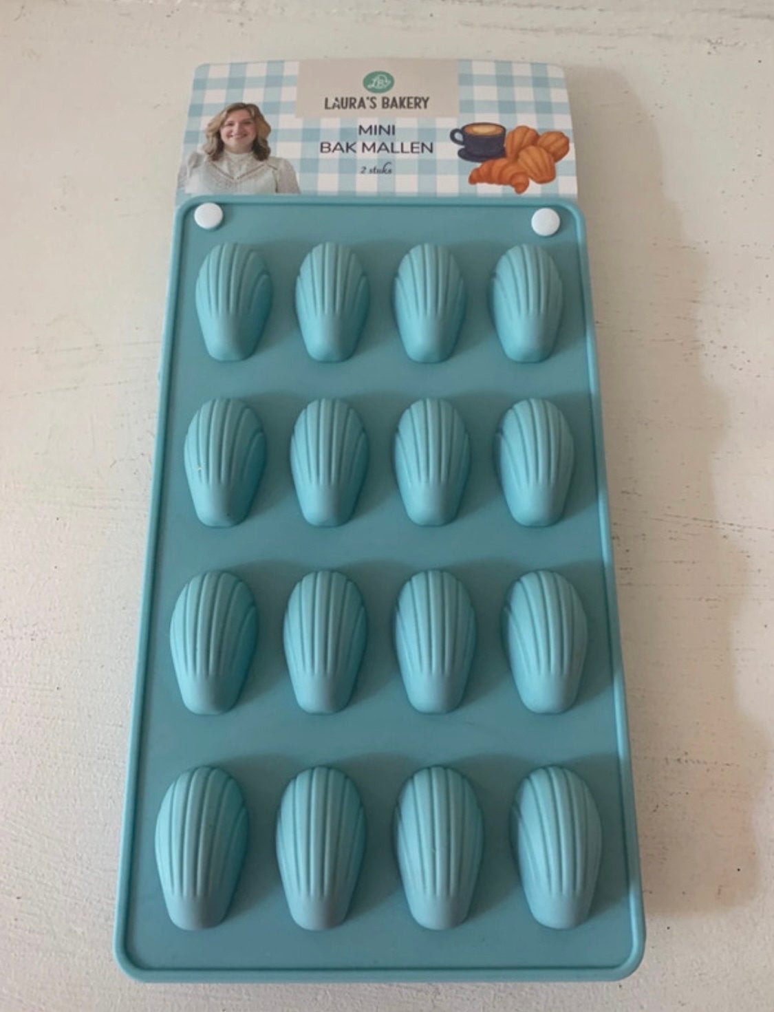 2 leuke bakmallen nieuw (Madeleines en Donuts), Nieuw, Ophalen of Verzenden, Rubber/elastomeren, Overige typen