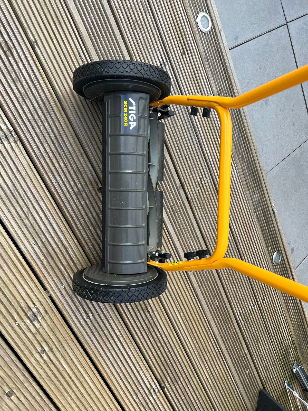 Stiga SCM 240 R handgrasmaaier, Ophalen, Gebruikt, Handgrasmaaier, 40 t/m 49 cm