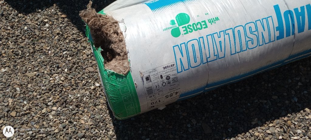 Knauf Naturoll 045 17cm steenwol, 12 cm of meer, Nieuw, Steenwol, 15 m² of meer