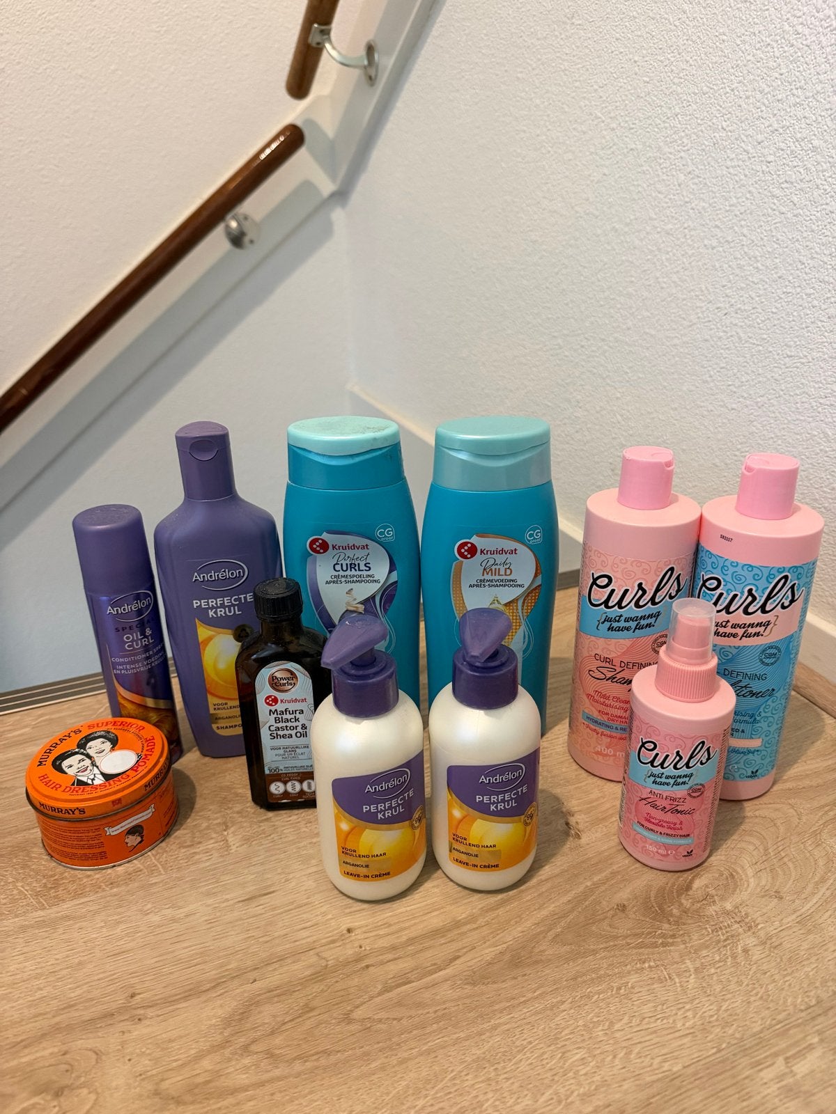 Haarproducten voor krullend haar - Andrélon, Kruidvat, Curls, Ophalen of Verzenden, Gebruikt, Shampoo of Conditioner