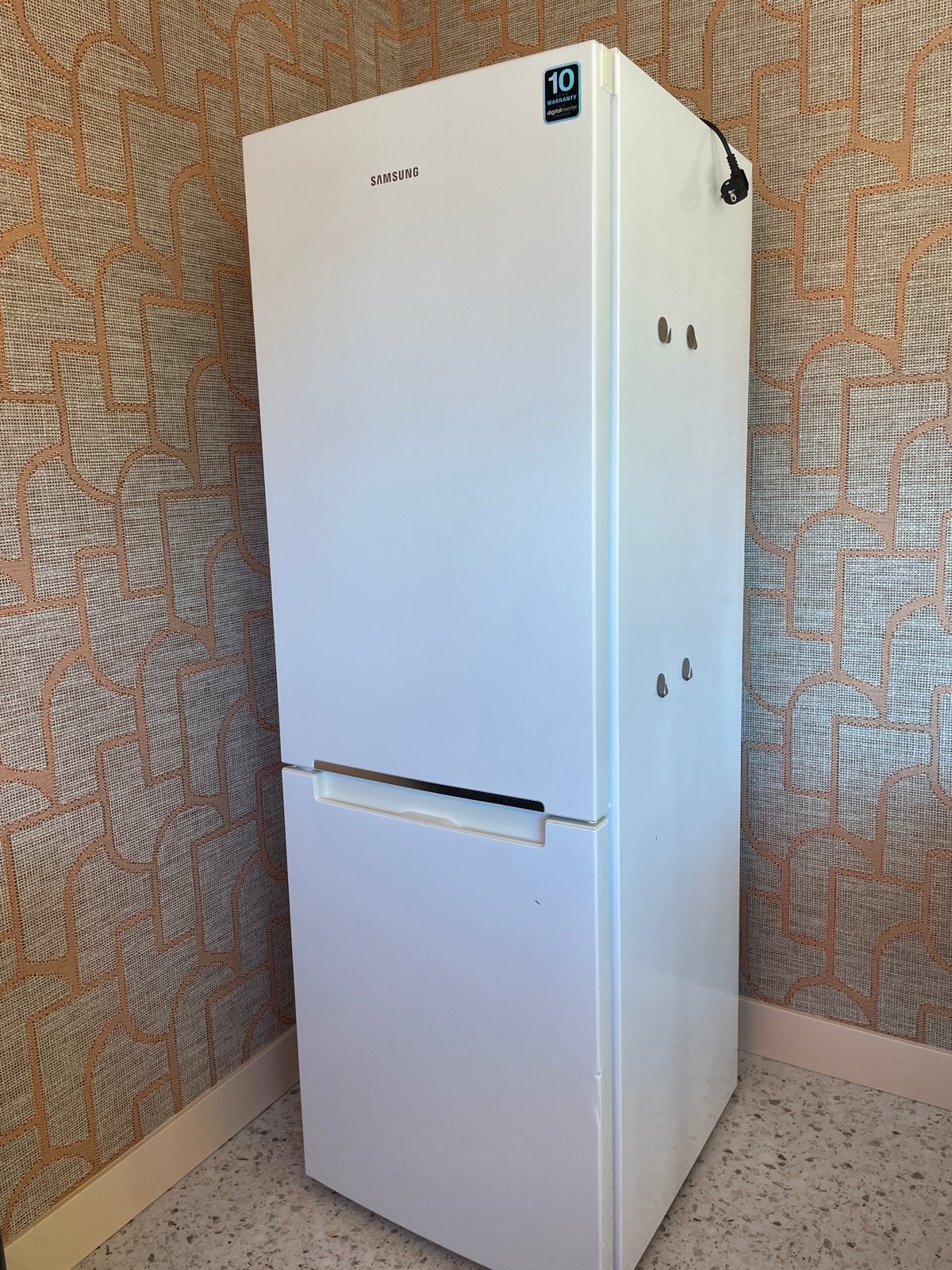 Samsung Koel-vriescombinatie - Wit, Ophalen, Gebruikt, 200 liter of meer, 60 cm of meer