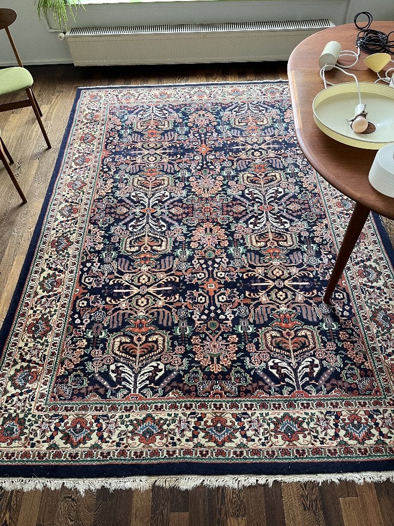 Handgeknoopt tapijt 300 x 210 cm, Ophalen, Gebruikt, 200 cm of meer, Vintage boho japandi