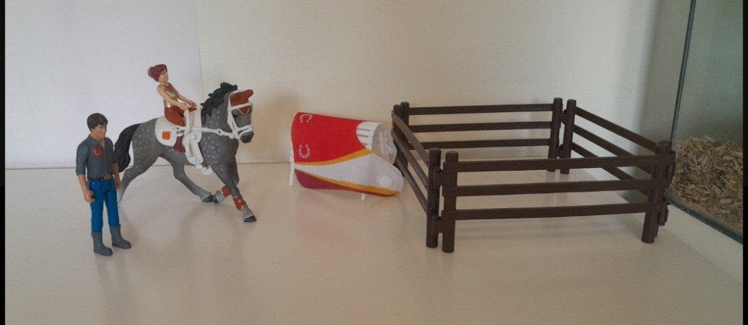 schleich voltige set, Ophalen, Zo goed als nieuw
