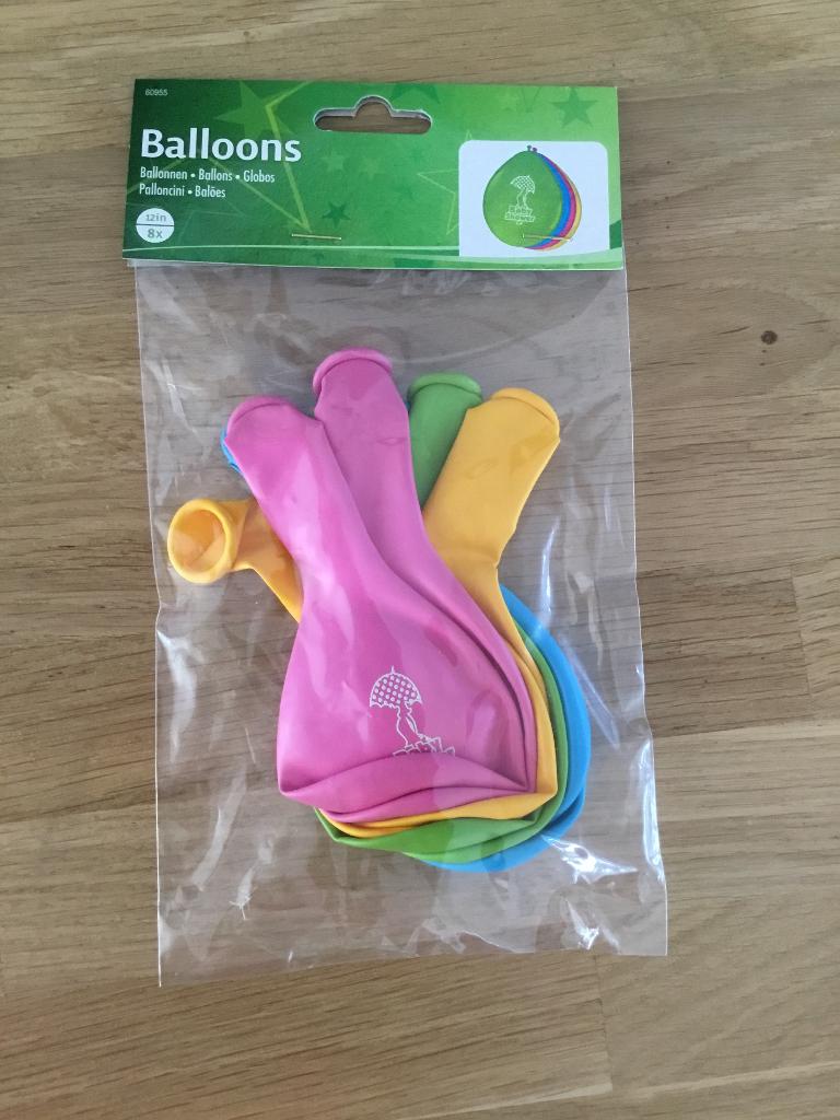 Ballonnen Baby Shower - 8 st | babyshower - jongen/meisje, Ophalen of Verzenden, Nieuw, Versiering, Geboorte of Huwelijk