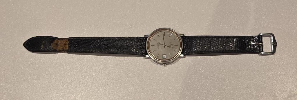 Vintage Omega Constellation Quartz, Staal, Polshorloge, Ophalen of Verzenden, X