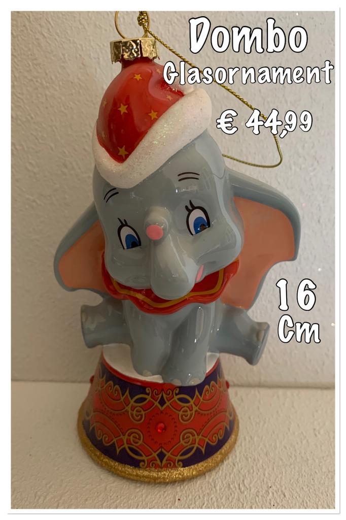 Dombo glasornament 16 cm, Verzamelen, Ophalen of Verzenden, Overige figuren, Nieuw, Beeldje of Figuurtje