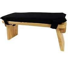 kussenhoes meditatiebankje 48x17x3cm. zwart en paars, Sport en Fitness, Yoga en Pilates, Ophalen of Verzenden, Nieuw, Yoga-accessoire