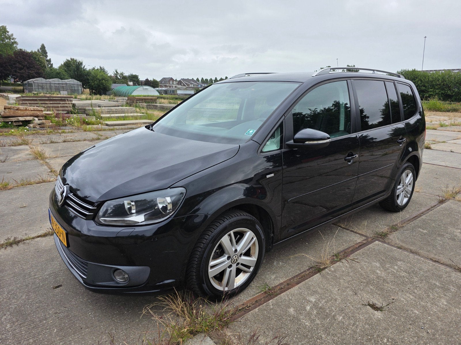 Volkswagen Touran 1.4 TSI 103KW Dsg7 Cross 2012 Zwart/ APK, Auto's, 15 km/l, 4 cilinders, 1436 kg, Zwart
