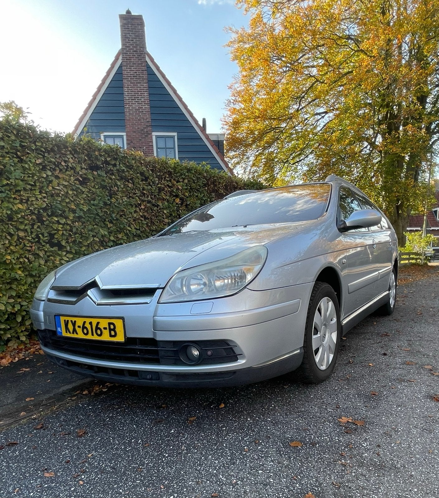 Citroën C5 2.0 HDI Break Ligne Business 2008 Grijs, Auto's, Voorwielaandrijving, 136 pk, 4 cilinders, 1507 kg