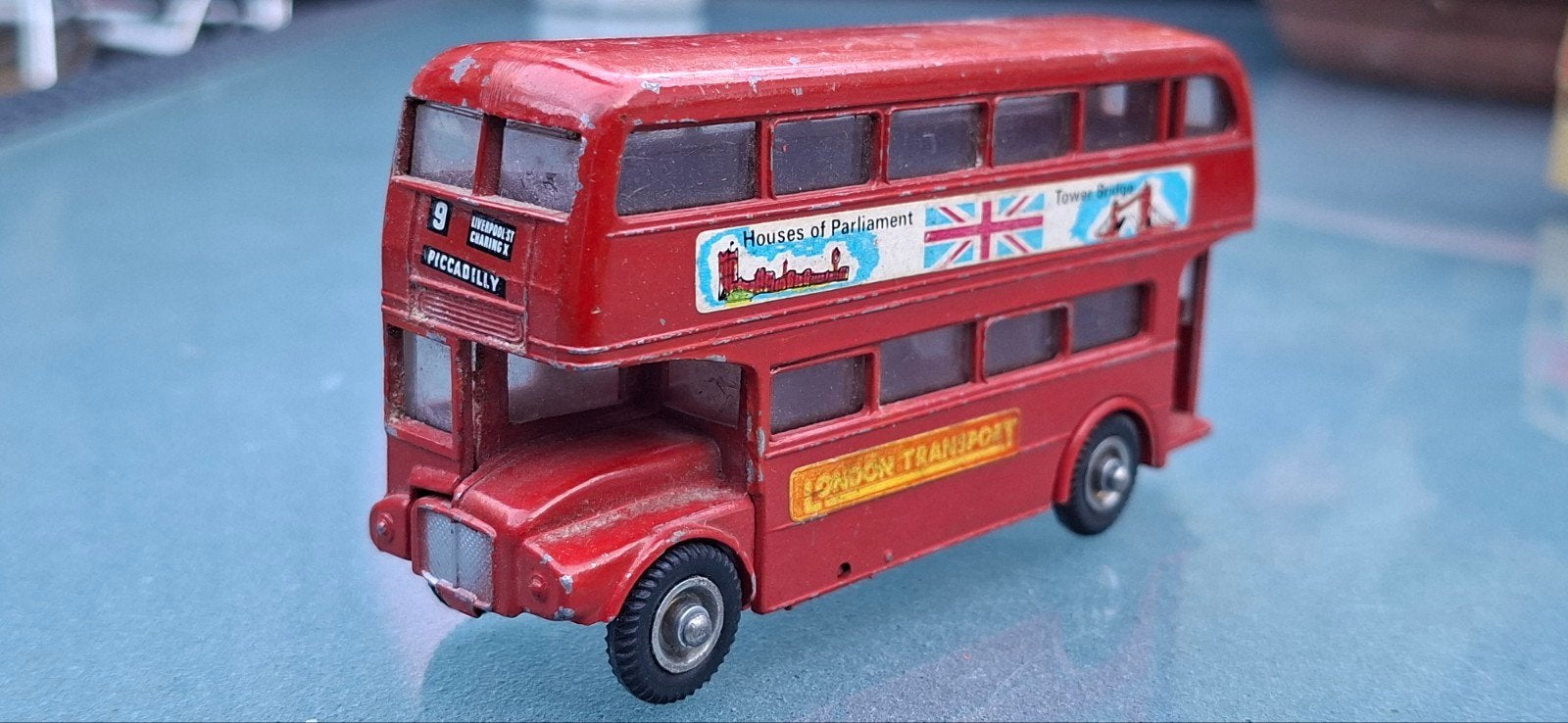 Vintage Budgie Toy AEC Routemaster London Bus, Ophalen of Verzenden, Gebruikt