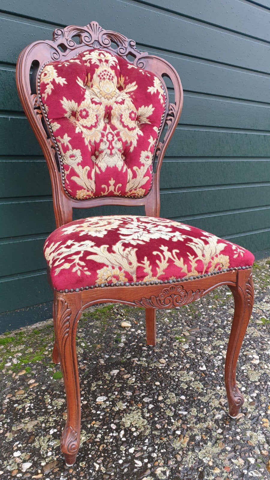 4 barok eetkamer stoelen, Ophalen