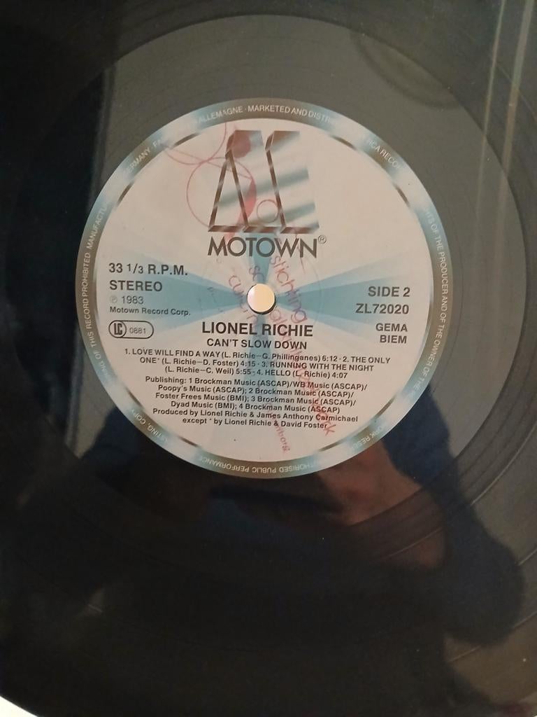 Lionel Richie - Can't Slow Down vinyl, Cd's en Dvd's, Vinyl | Pop, Ophalen of Verzenden