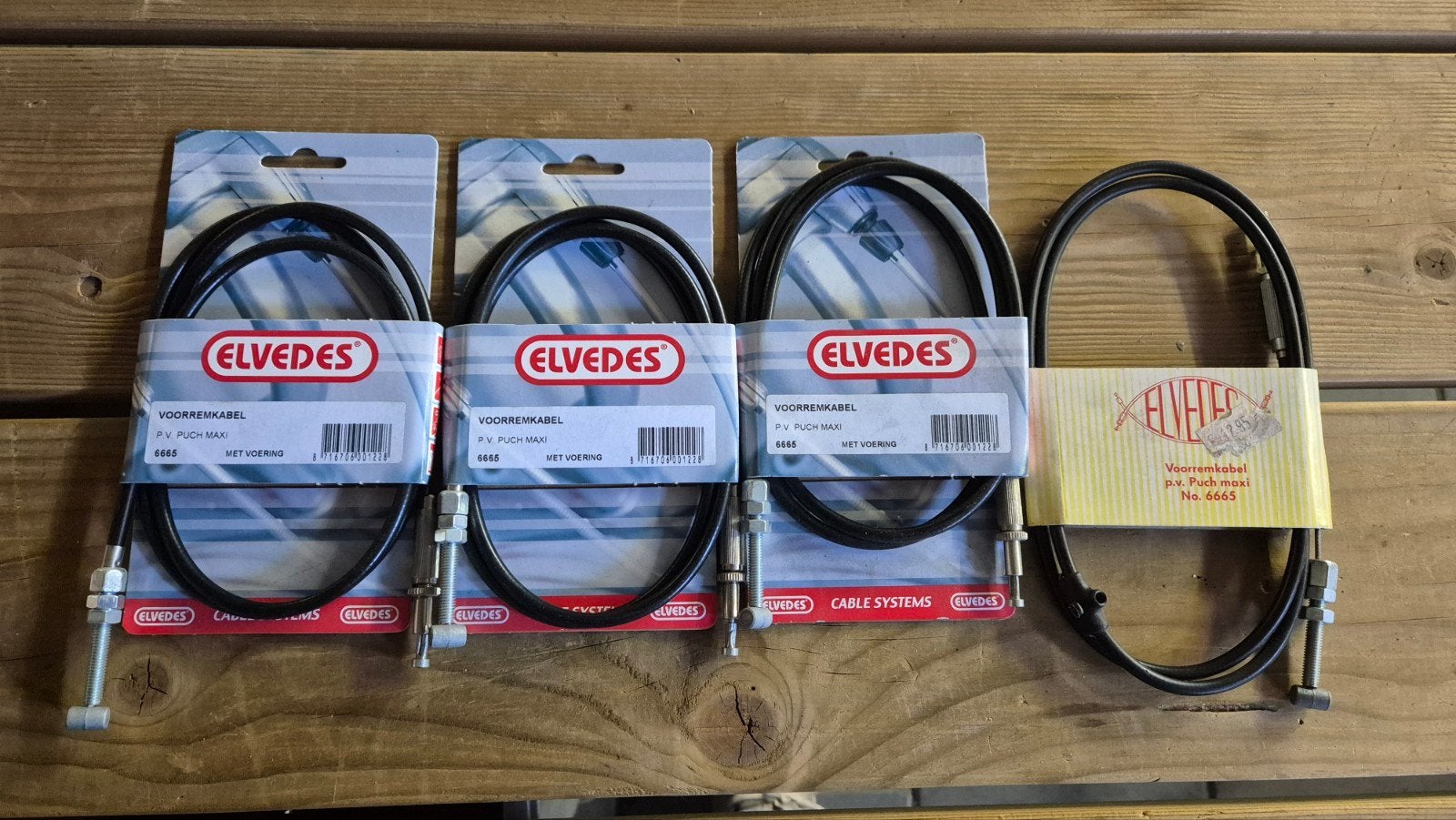 Elvedes Kabels Puch Maxi: Starter(12x) & Voorrem(4x) kabel, Elvedes, Overige typen, Nieuw, Ophalen of Verzenden