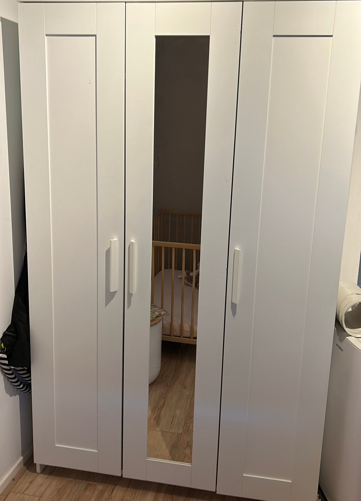 Ikea kast met spiegel, Ophalen of Verzenden, Gebruikt, 50 tot 75 cm, 200 cm of meer
