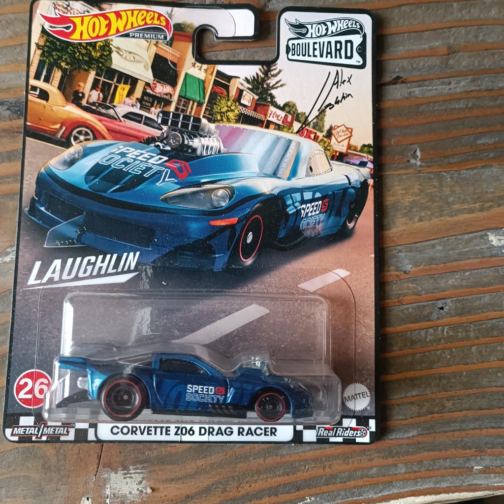 Hot Wheels Boulevard 2021, Chevrolet Corvette Z06 Drag Racer, Ophalen of Verzenden, Nieuw, Auto