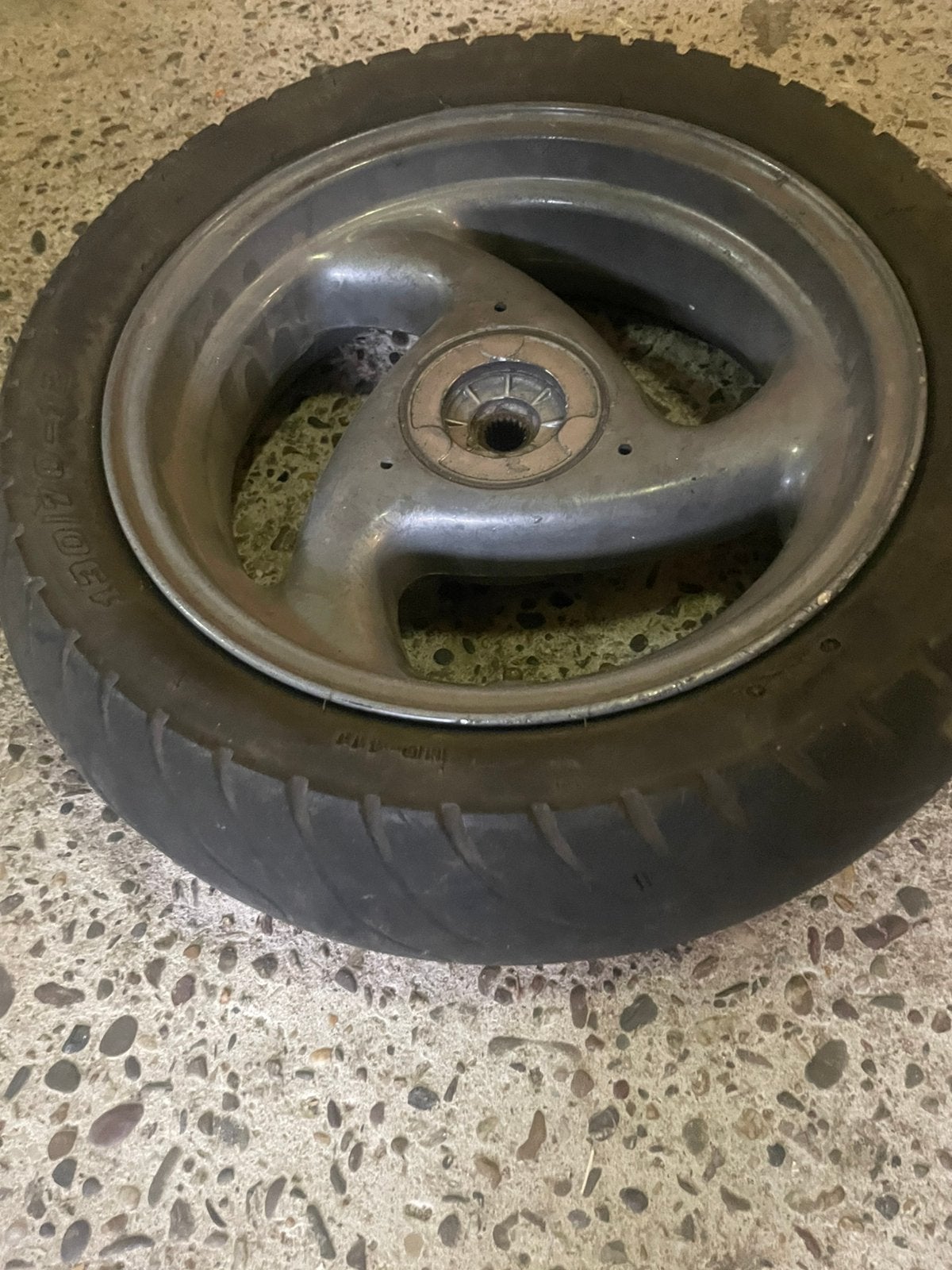 Grijze  vivacity achter velg, Ophalen, Zo goed als nieuw, Overige typen, Peugeot