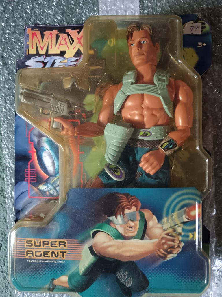 Max Steel Super Agent /Mattel sealed. Original package, Antiek en Kunst, Ophalen of Verzenden