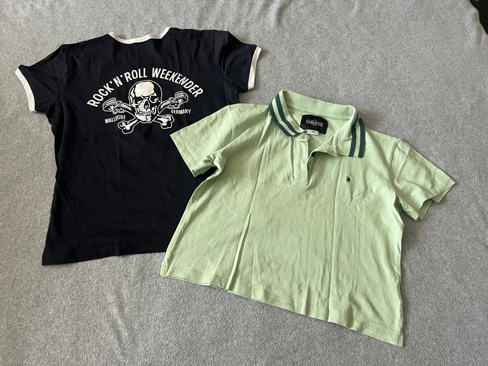 Maat M rock&roll shirts , collectif dames, Maat 38/40 (M), Zwart, Ophalen of Verzenden, Zo goed als nieuw