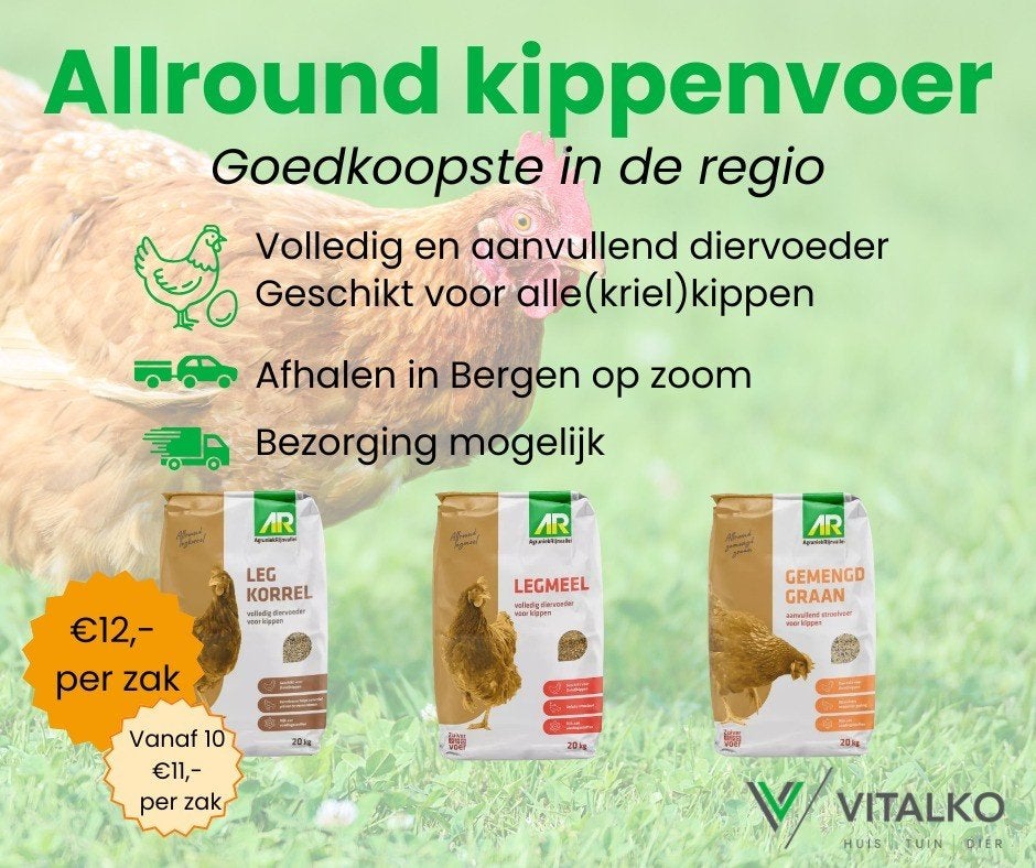 🐔Legmeel|🐔 Legkorrel | Kippenvoer | €12,- voor 20 kg!, Dieren en Toebehoren, Ophalen of Verzenden