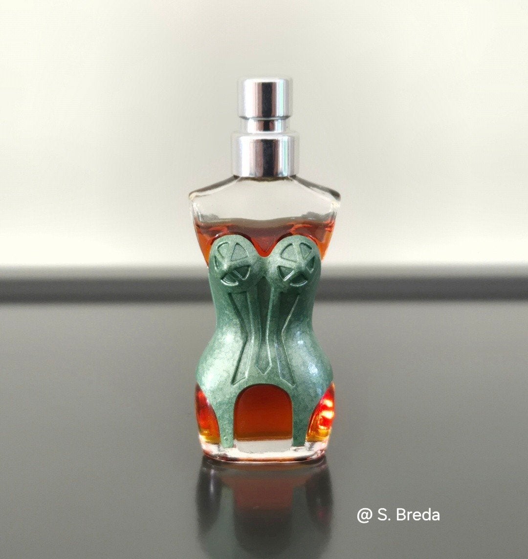 Jean Paul Gaultier - Classique - mini groen korset, Ophalen of Verzenden, Zo goed als nieuw, Miniatuur, Gevuld