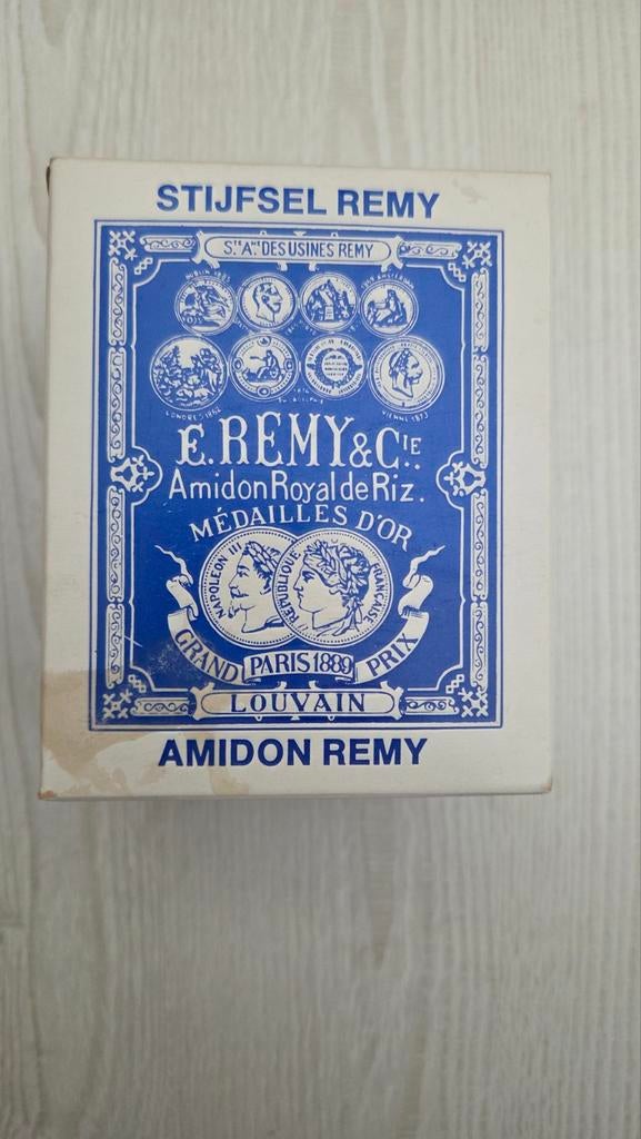 Vintage Remy Rijststijfsel doos - 250g, Ophalen of Verzenden