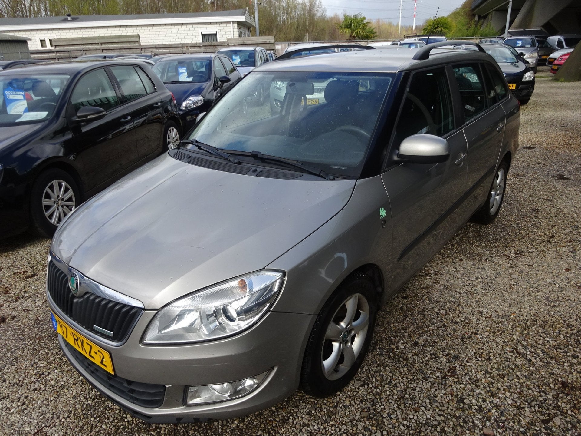 Skoda Fabia Combi 1.2 TDI Greenline airco cruise control, Auto's, Voorwielaandrijving, Euro 5, 1199 cc, Beige