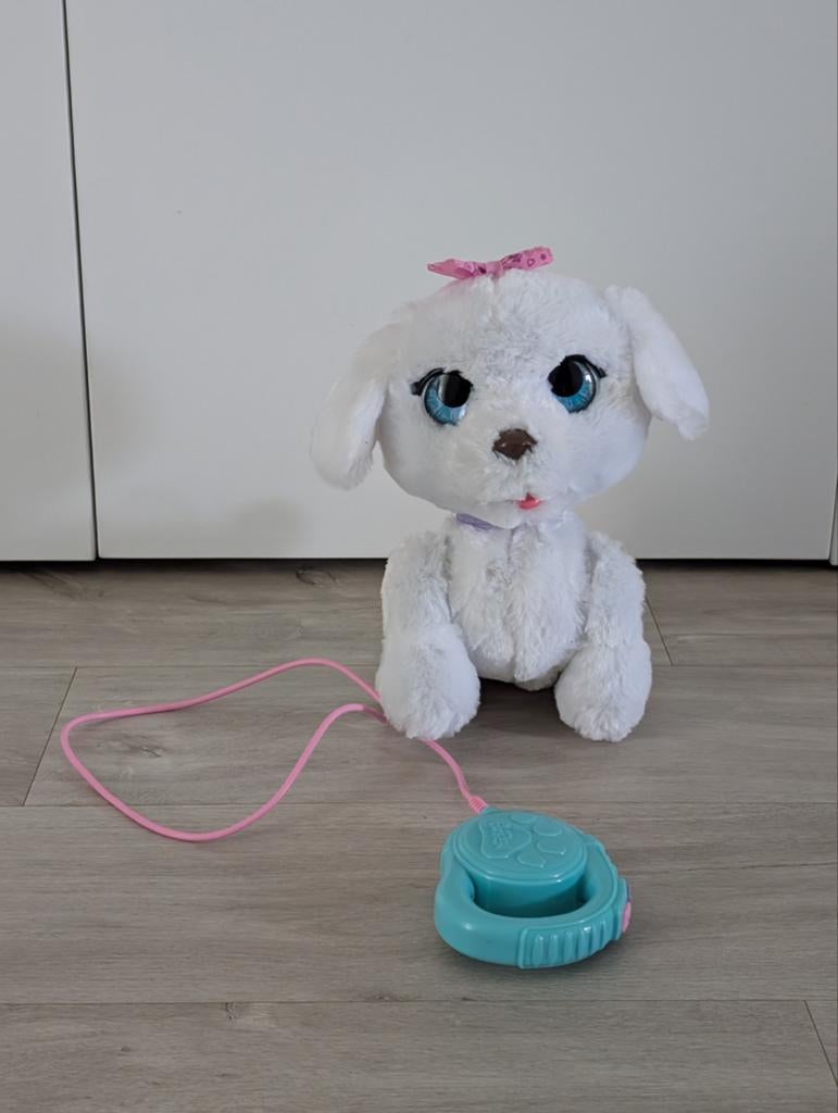 FurReal GoGo Dansende Puppy - Interactieve Knuffel Hond, Overige merken, Zo goed als nieuw, Wit, Interactief