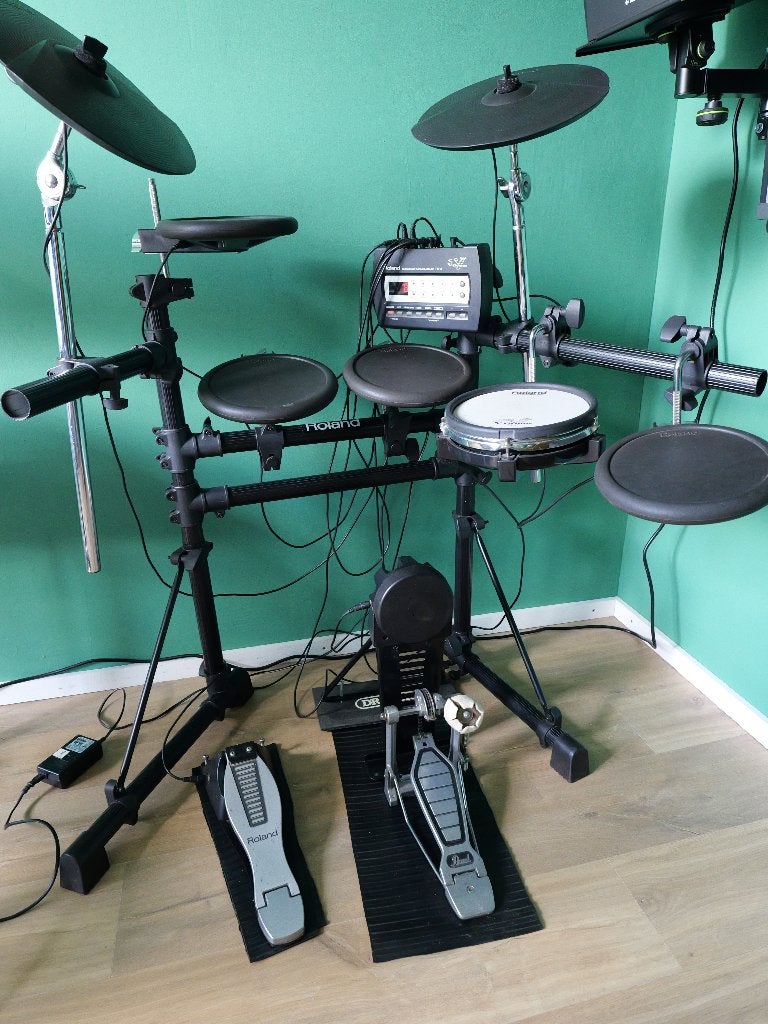 Roland TD-3 V-Drums Elektronisch Drumstel Compleet + Extras, Muziek en Instrumenten, Ophalen, Gebruikt, Roland, Elektronisch