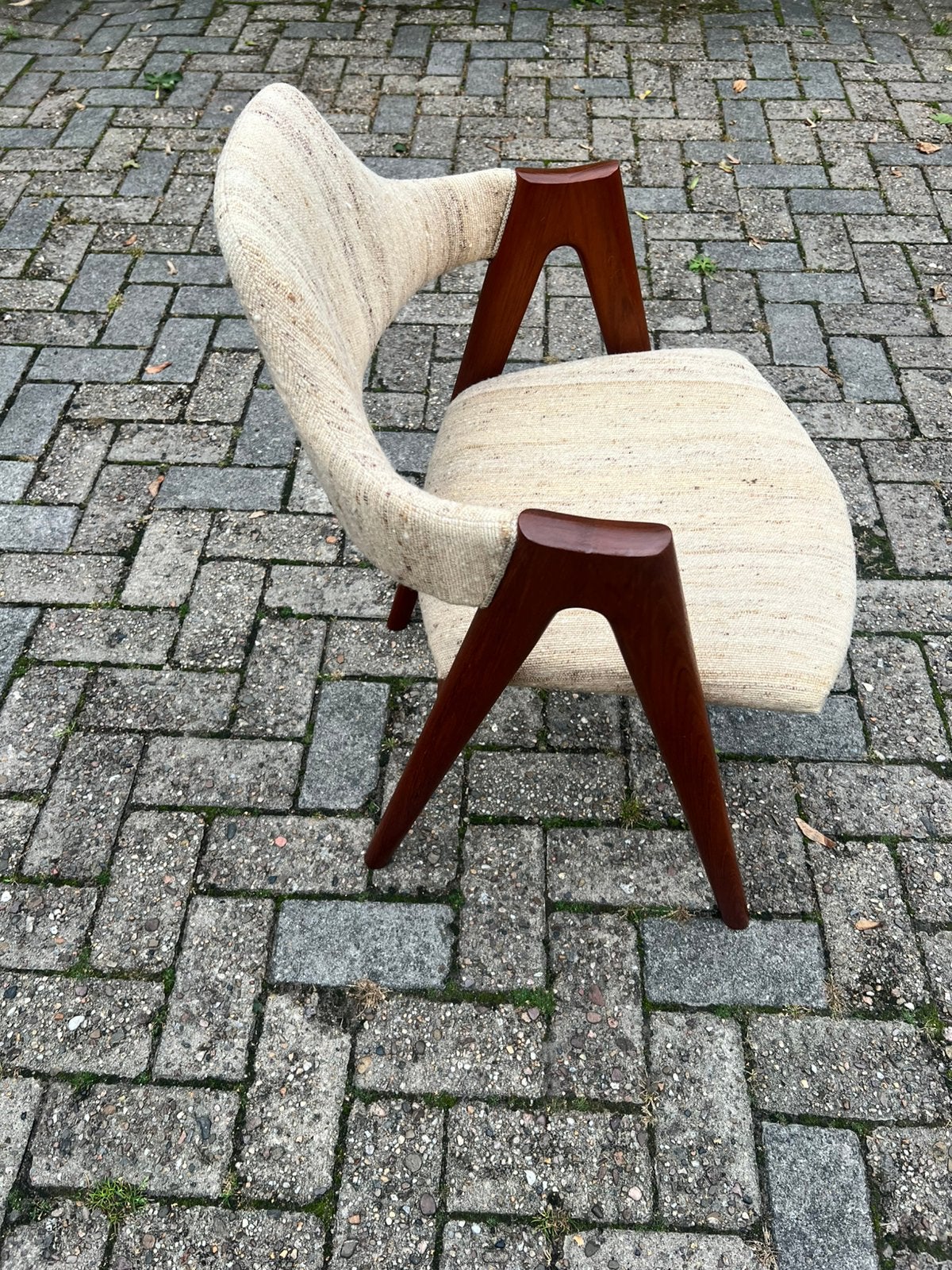 Vintage Kai Kristiansen "Compass Chair" Teak - Topstaat!, Ophalen, Hout, Gebruikt, Danish Design / Mid-Century Modern / Vintage