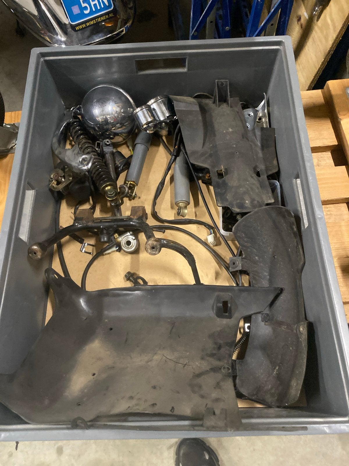 Retro Scooter Onderdelen - Gebruikt, Ophalen, Gebruikt