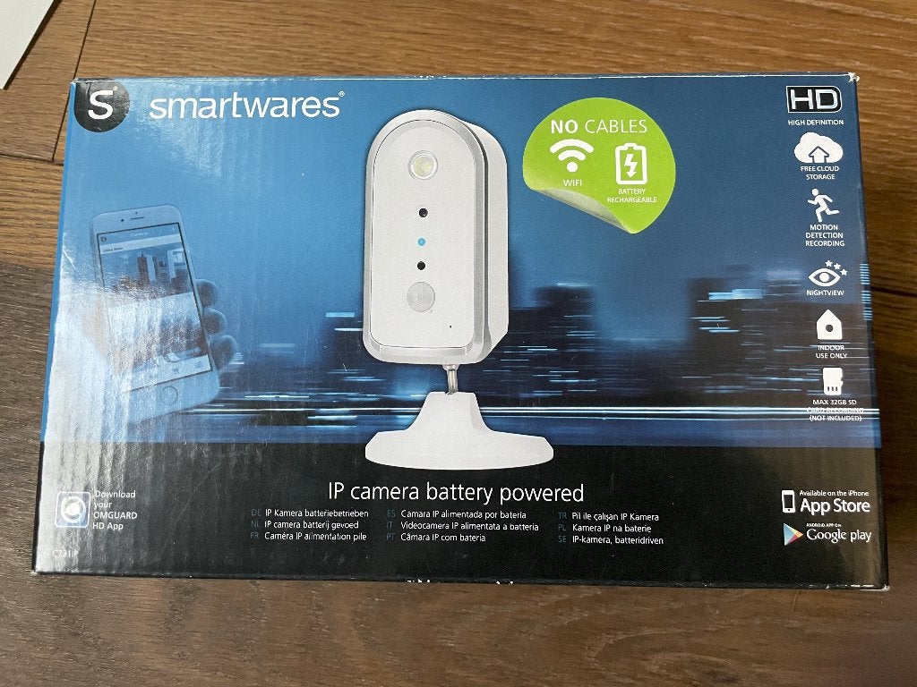 smartwares IP camera, Ophalen of Verzenden, Zo goed als nieuw, Binnencamera