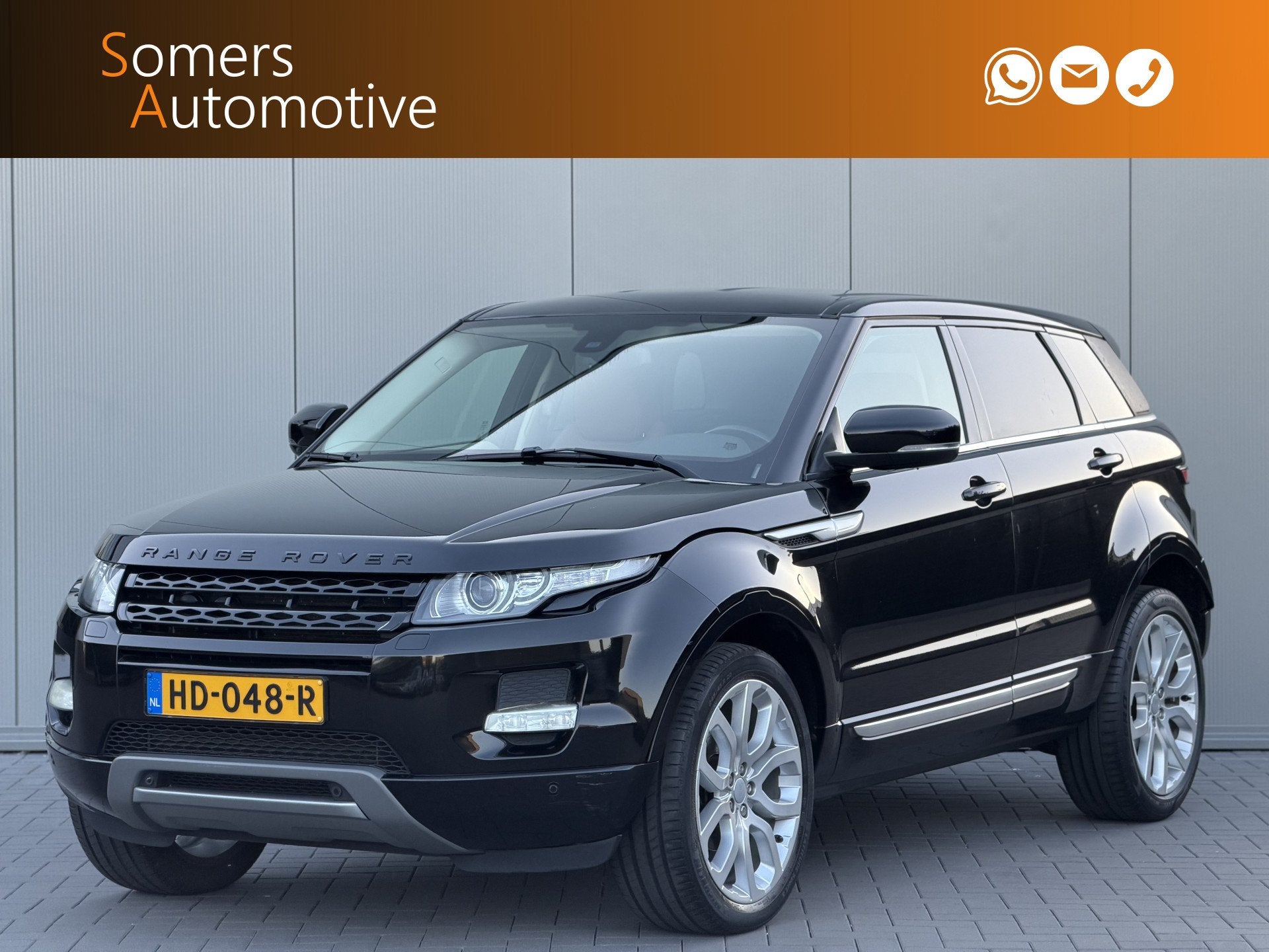 Land Rover Range Rover Evoque 2.0 Si 4WD Prestige | Leder |, Auto's, Automaat, Euro 5, 4 cilinders, Zwart
