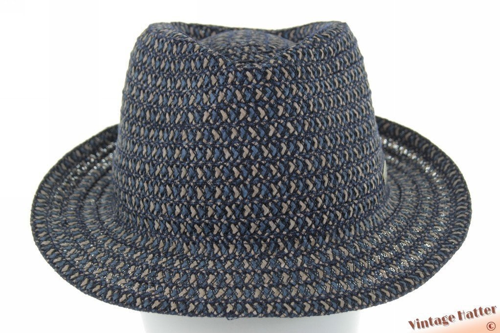 Zomer trilby Seeberger marine blauw taupe 61 (XL) nieuw, Kleding | Dames, Hoed, Nieuw, Ophalen of Verzenden, Seeberger