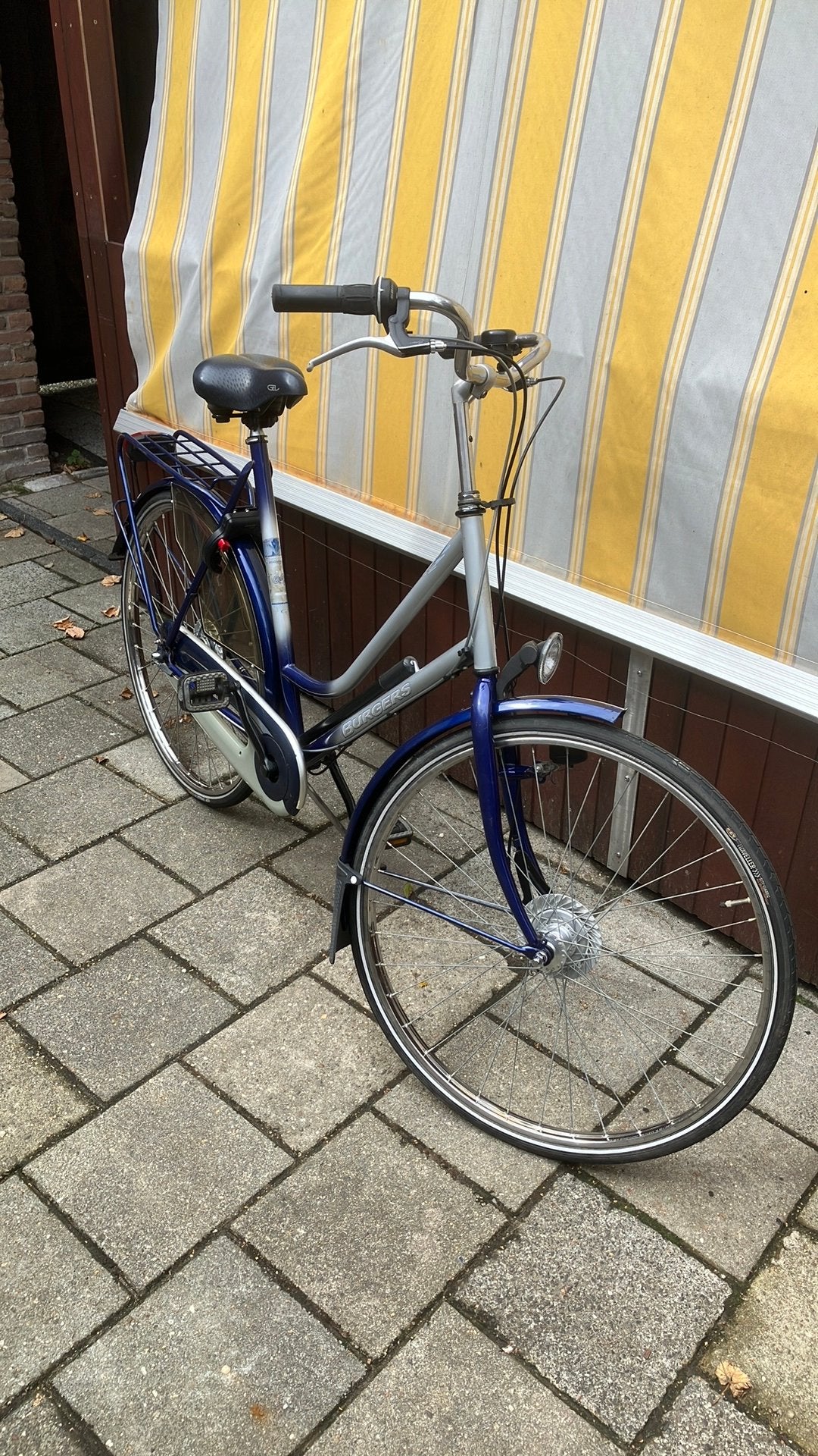 Nette degelijke 28”!Burgers damesfiets 3 versn., Overige merken, Gebruikt, Versnellingen, Trommelrem