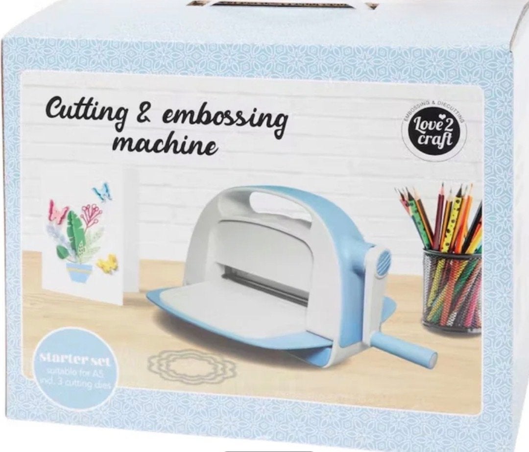 Love2Craft Snij- en Embossingmachine Starterset A5, Geschikt voor snijden, Gebruikt, Overige thema's, Ophalen of Verzenden