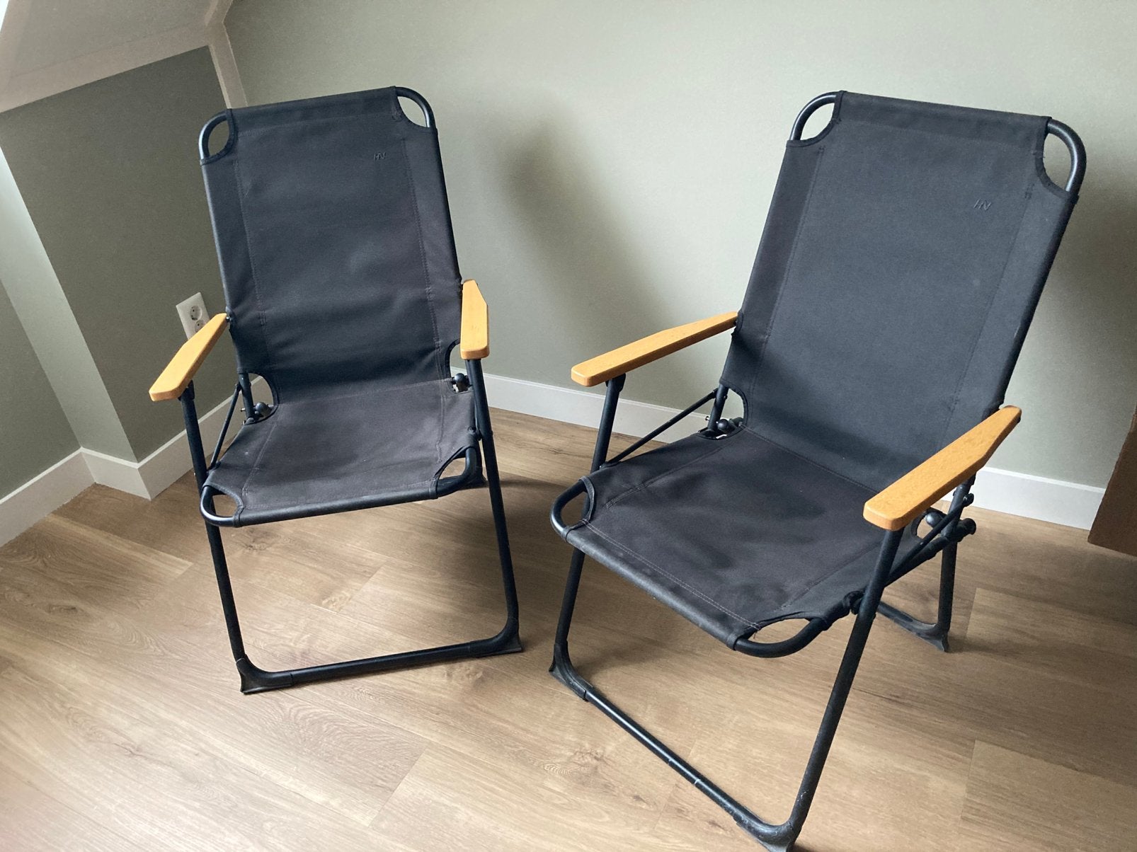 Human Nature Klapstoelen (2x), Ophalen, Gebruikt, Campingstoel