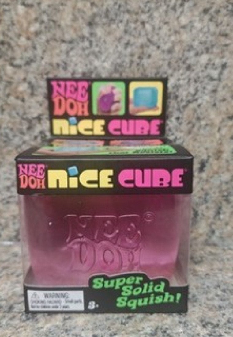 NeeDoh Nice Cube - Super Solid Squish Stressbal, Ophalen of Verzenden