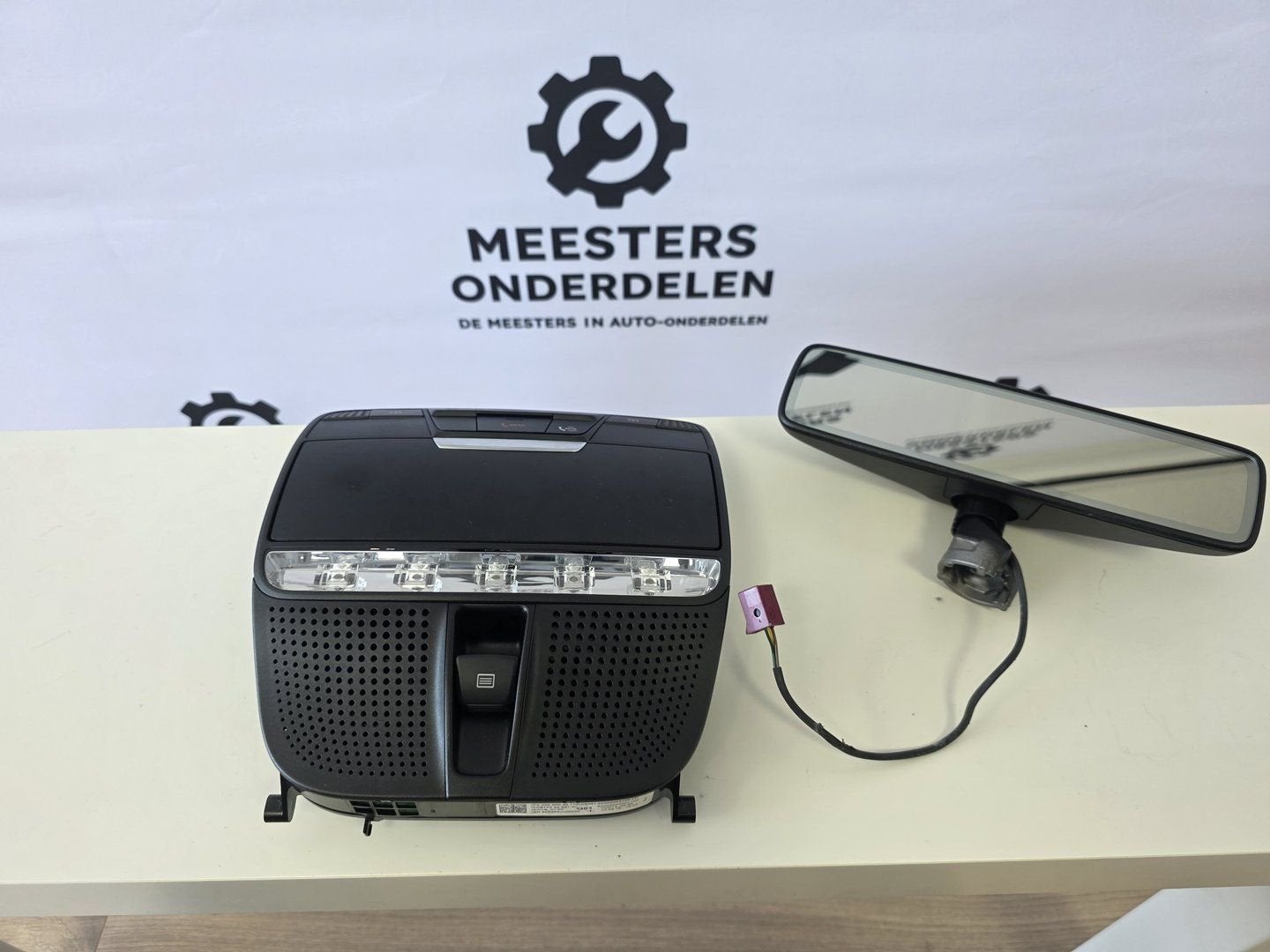 Mercedes W213 Dakconsole + Spiegel A0009004017, Gebruikt, -, -, Ophalen of Verzenden