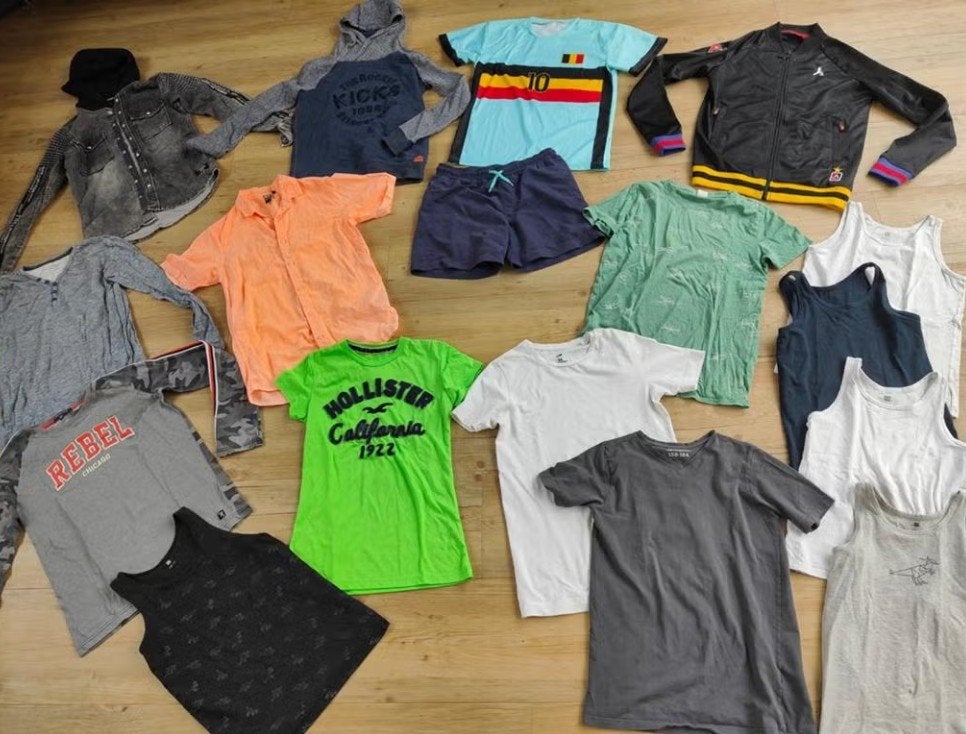 17-delig zomer kledingpakket jongen maat 158 164, Ophalen of Verzenden, Gebruikt, Jongen