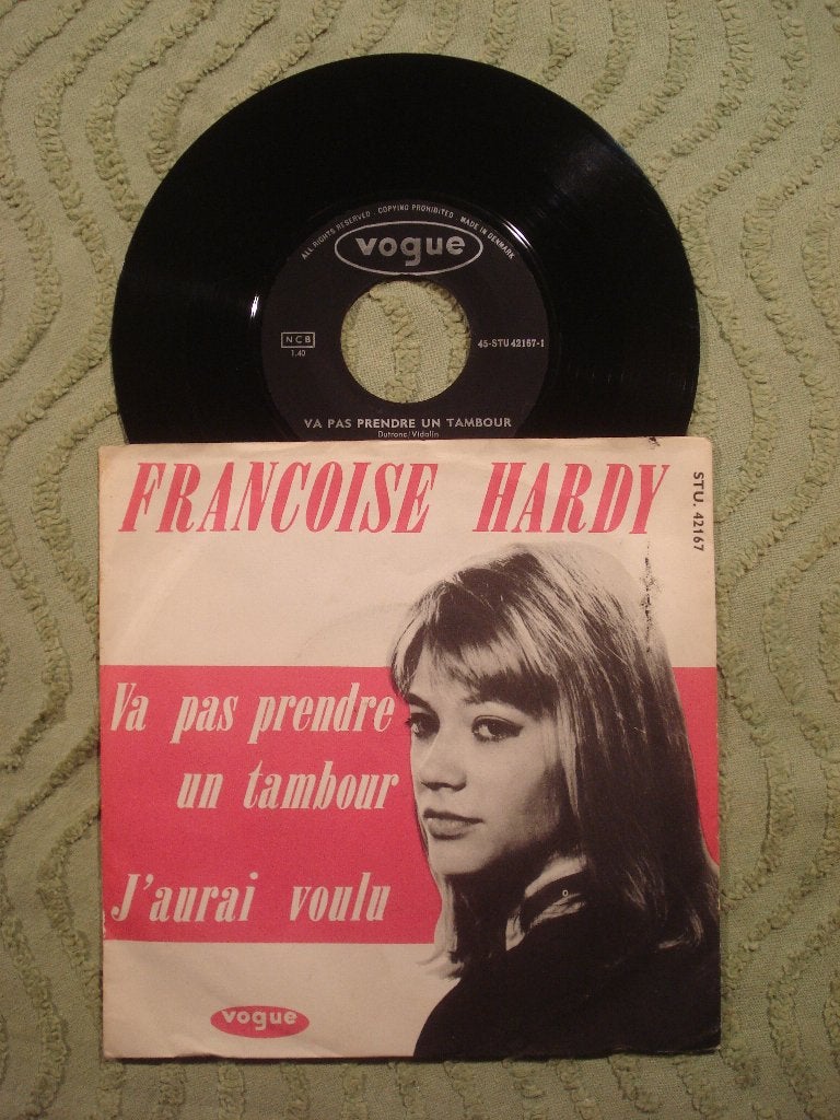 Françoise Hardy 7": Va pas / Nous tous (Denemarken) Misdruk, Ophalen of Verzenden, Gebruikt, 7 inch, Pop