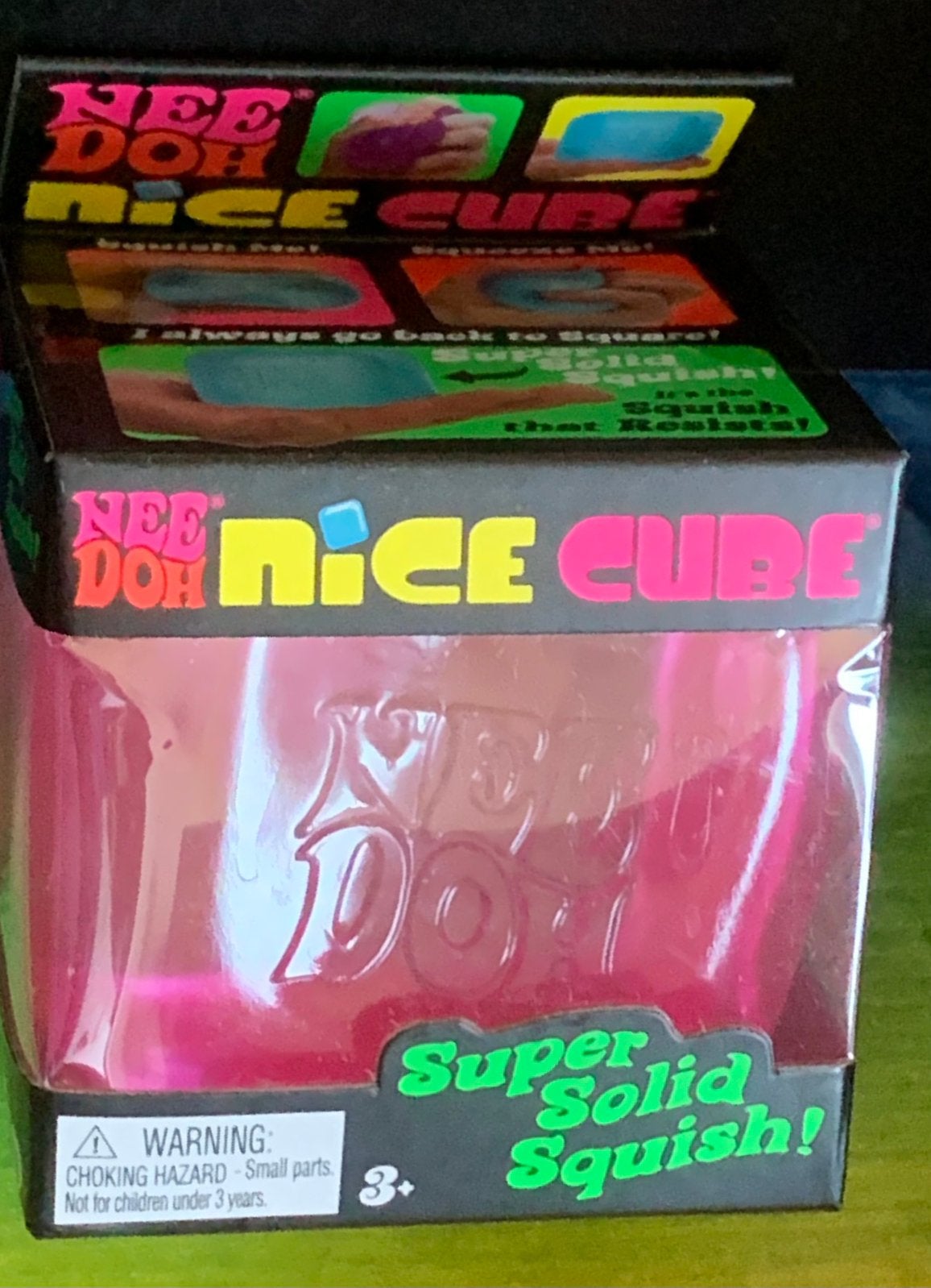 NeeDoh Nice Cube - Super Solid Squish!, Kinderen en Baby's, Speelgoed | Overig, Verzenden, Nieuw, Jongen of Meisje