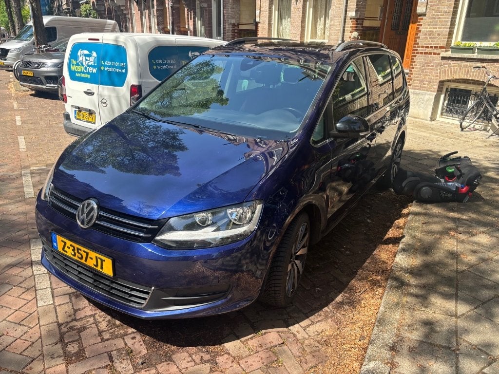 Volkswagen Sharan 1.4 TSI 150pk BMT 6-DSG 2021 Blauw, 1800 kg, 4 cilinders, Blauw, 7 stoelen