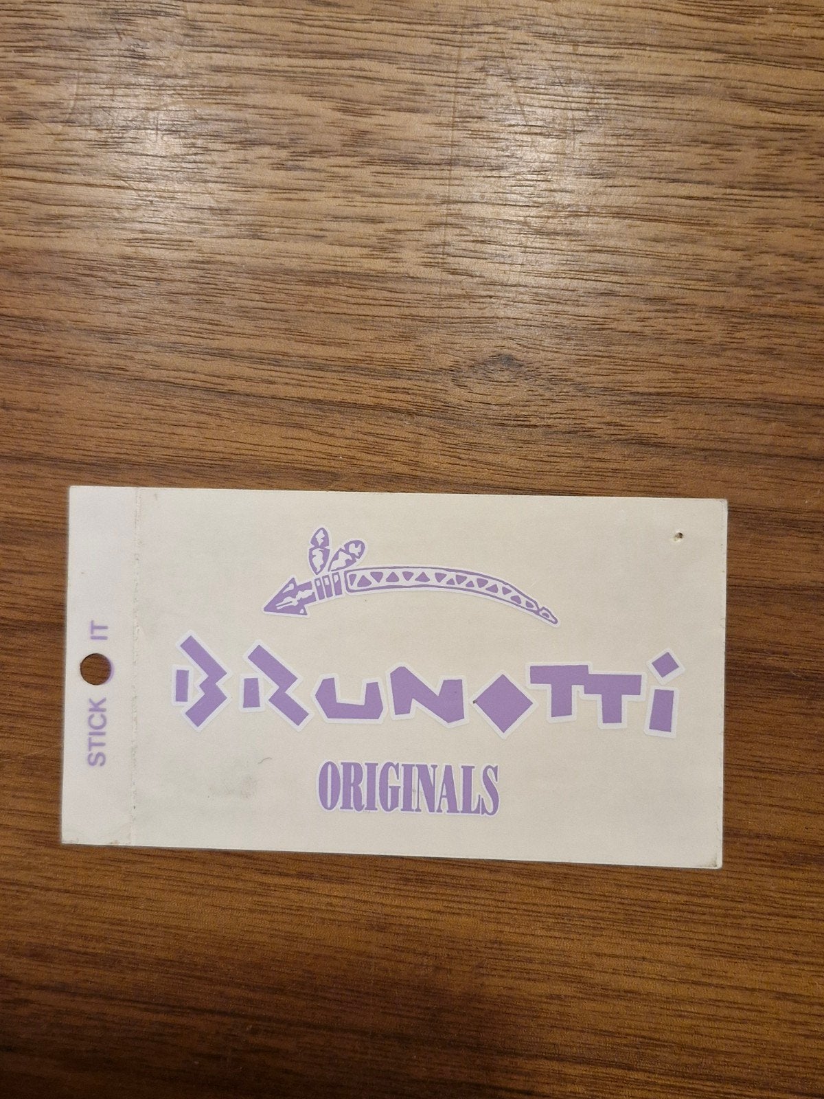 9997 Brunotti Originals Sticker - Paars Logo, Ophalen of Verzenden, Nieuw