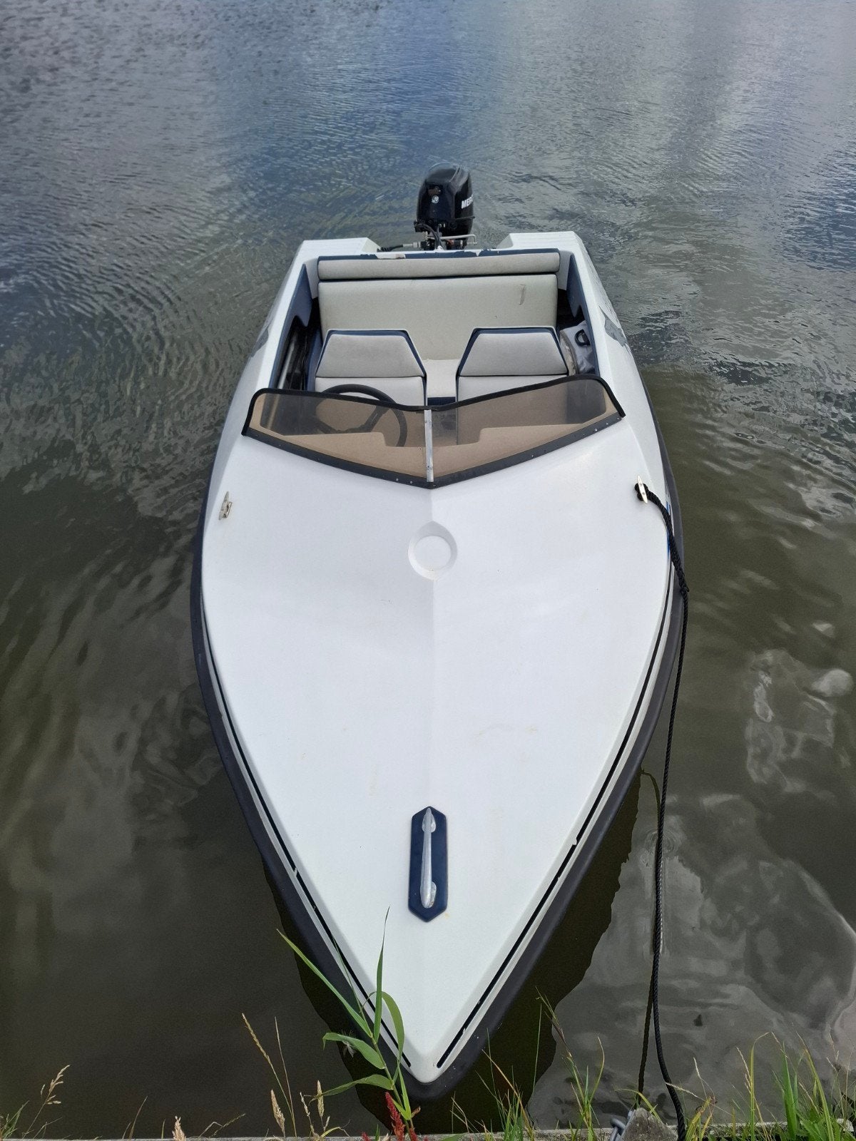 Phantom shark incl 8pk Mercury, Watersport en Boten, Gebruikt, Inclusief motor, Ophalen, Polyester/glasvezel