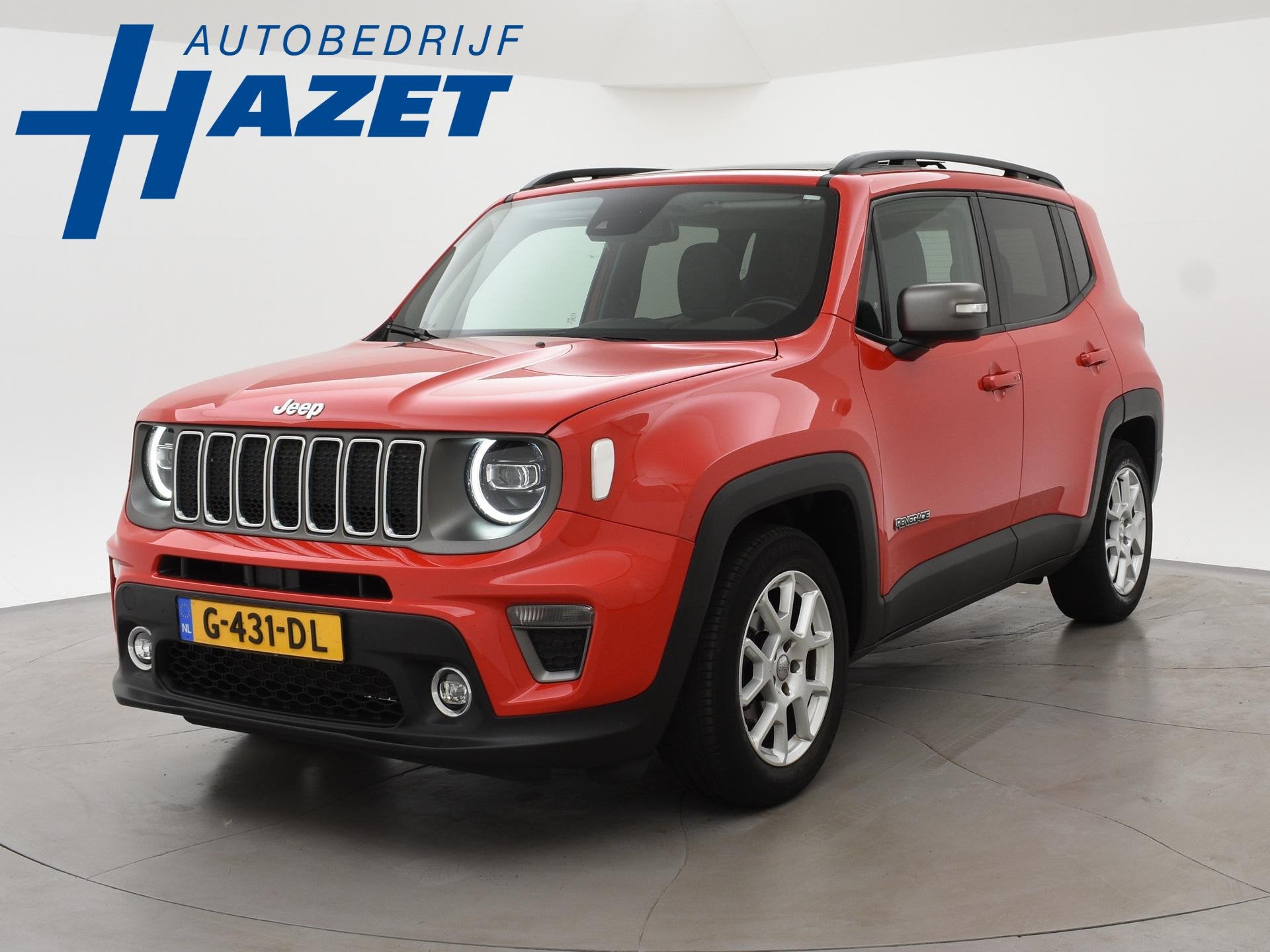 Jeep Renegade 1.0T LIMITED + PANORAMA | TREKHAAK | LEDER | A, Auto's, Jeep, Voorwielaandrijving, Stof, Origineel Nederlands, Bedrijf
